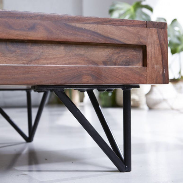 Solid Wood Sheesham Sliding Top Coffee Table