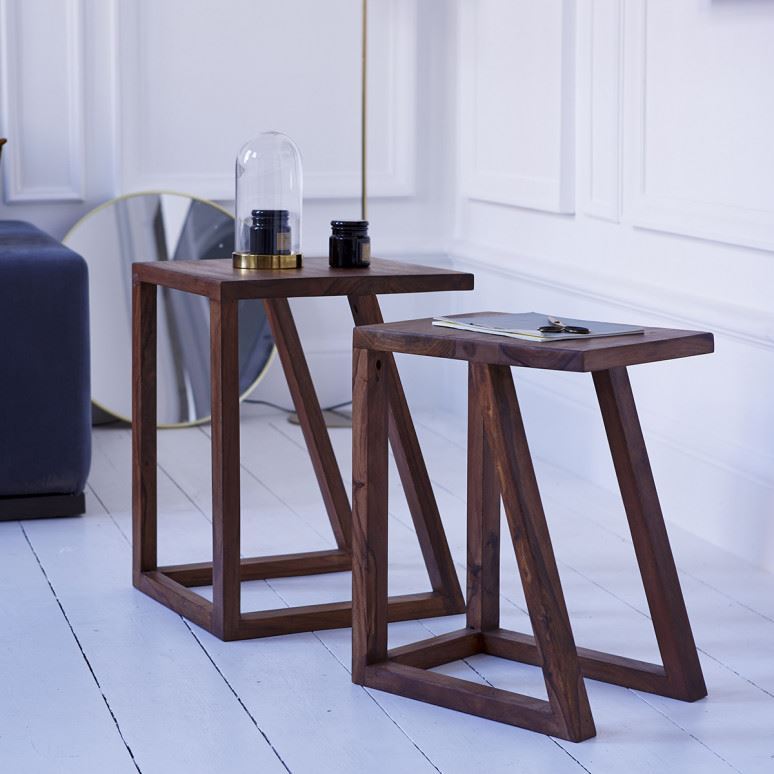 Solid Wood Sheesham Set Of Stool