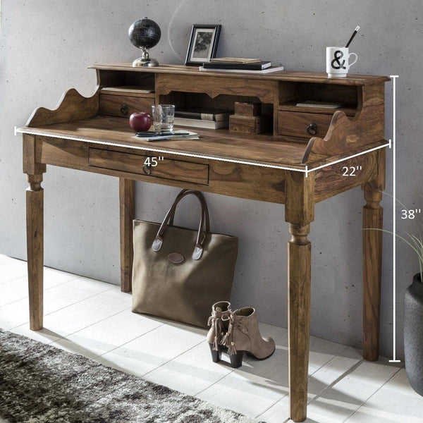 Solid Wood Sheesham Writing Table