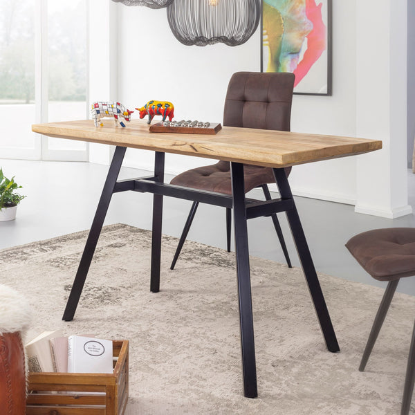 Solid Wood Dining Table With 3 cm Thick Top