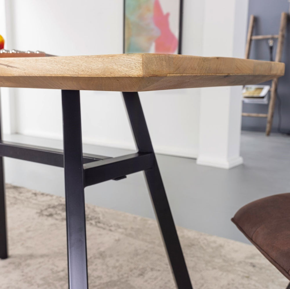 Solid Wood Dining Table With 3 cm Thick Top