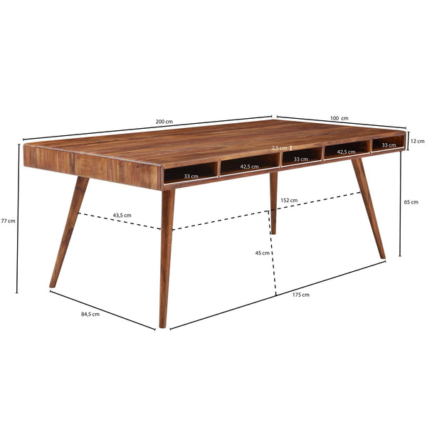 Solid Wood Sheesham Dining table come Office Table