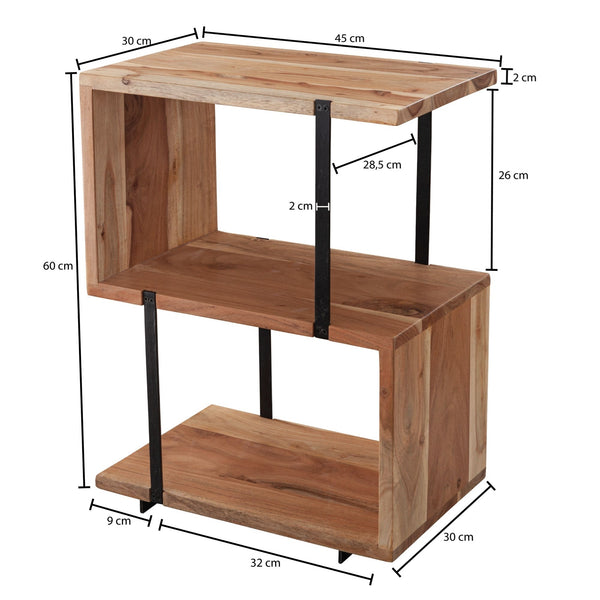 Garrick Solid Wood Side Table
