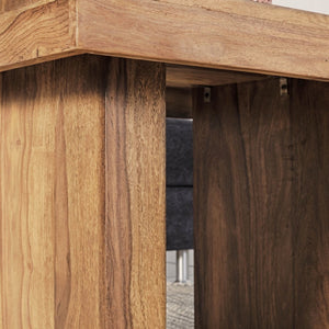 Solid Wood Sheesham Coffee Table Cum Side Table