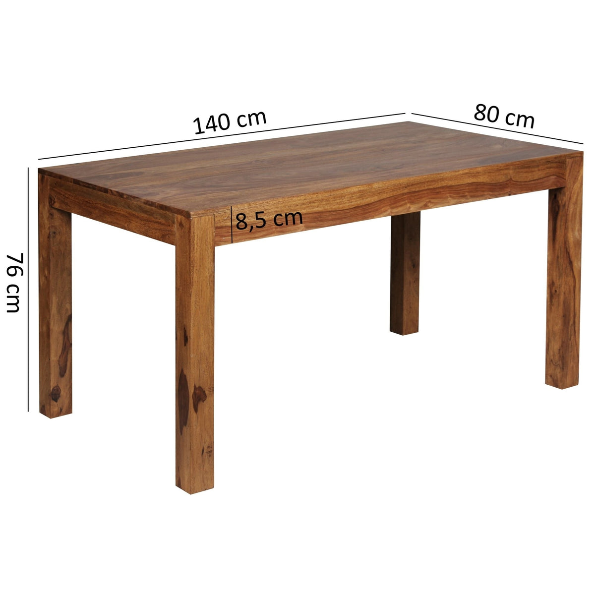 Solid Wood Sheesham Dining Table