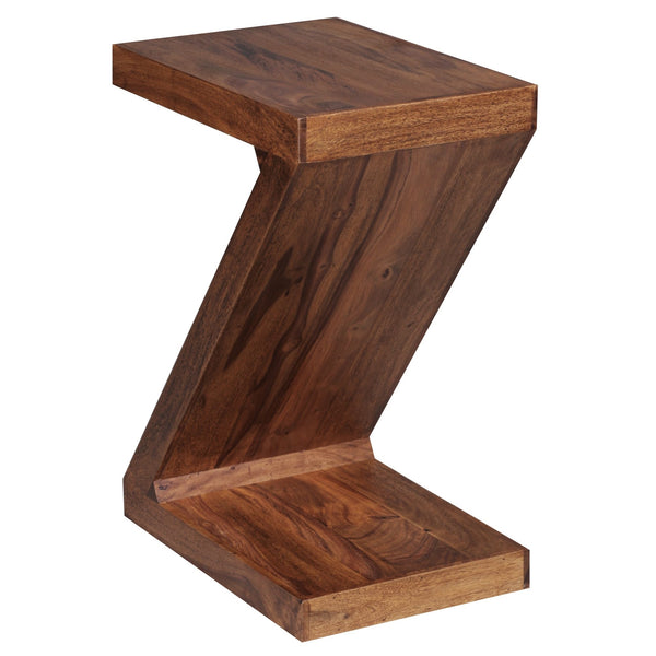 Solid Wood Sheesham Z End Table