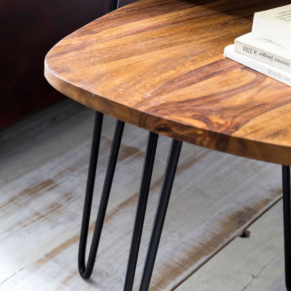 Minto Solid Wood Nested Tables - Set of 2