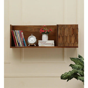 Wooden Pike Wall Shelf