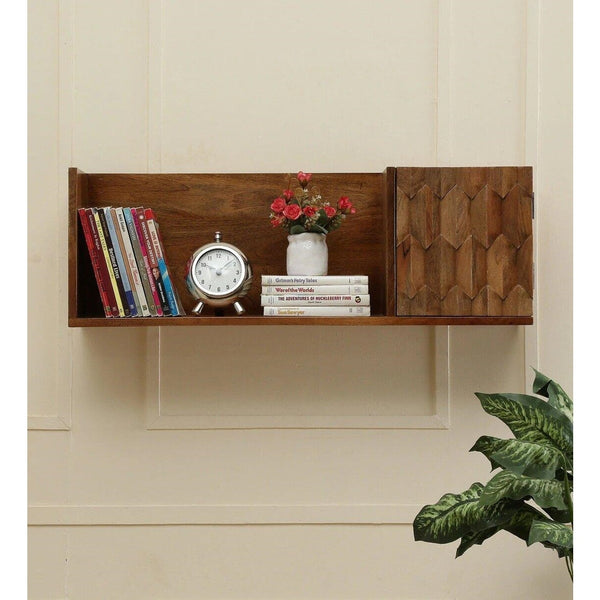 Wooden Pike Wall Shelf