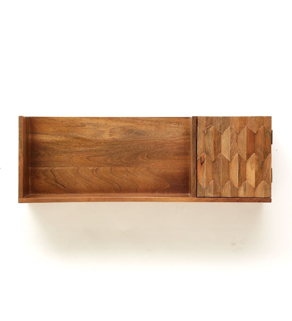 Wooden Pike Wall Shelf