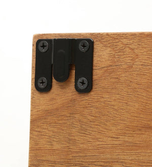 Wooden Pike Wall Shelf