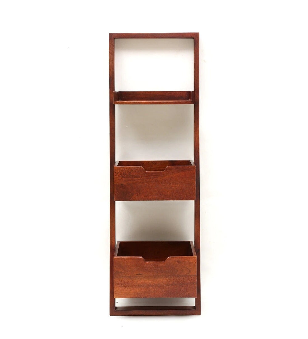 Solid Wood Magazine Holder