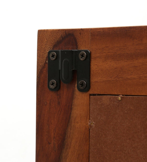 Aura Sheesham Wood Rectangle Wall Art