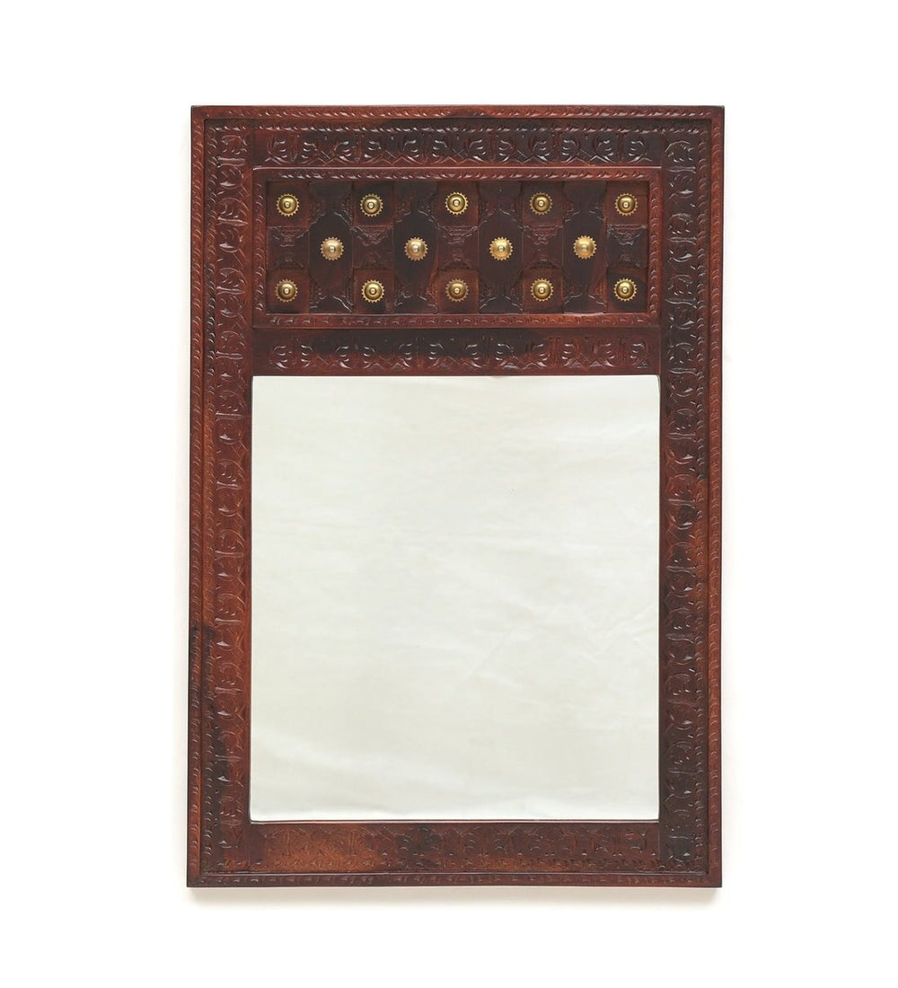 Sheesham Wood Bakhra Wall Mirror