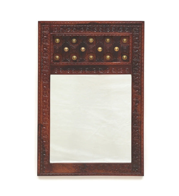 Sheesham Wood Bakhra Wall Mirror
