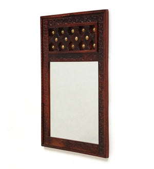 Sheesham Wood Bakhra Wall Mirror
