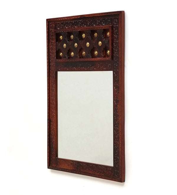 Sheesham Wood Bakhra Wall Mirror