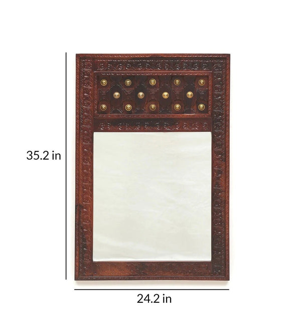 Sheesham Wood Bakhra Wall Mirror