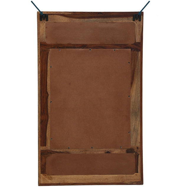 Siramika Sheesham Wood Rectangle Wall Mirror