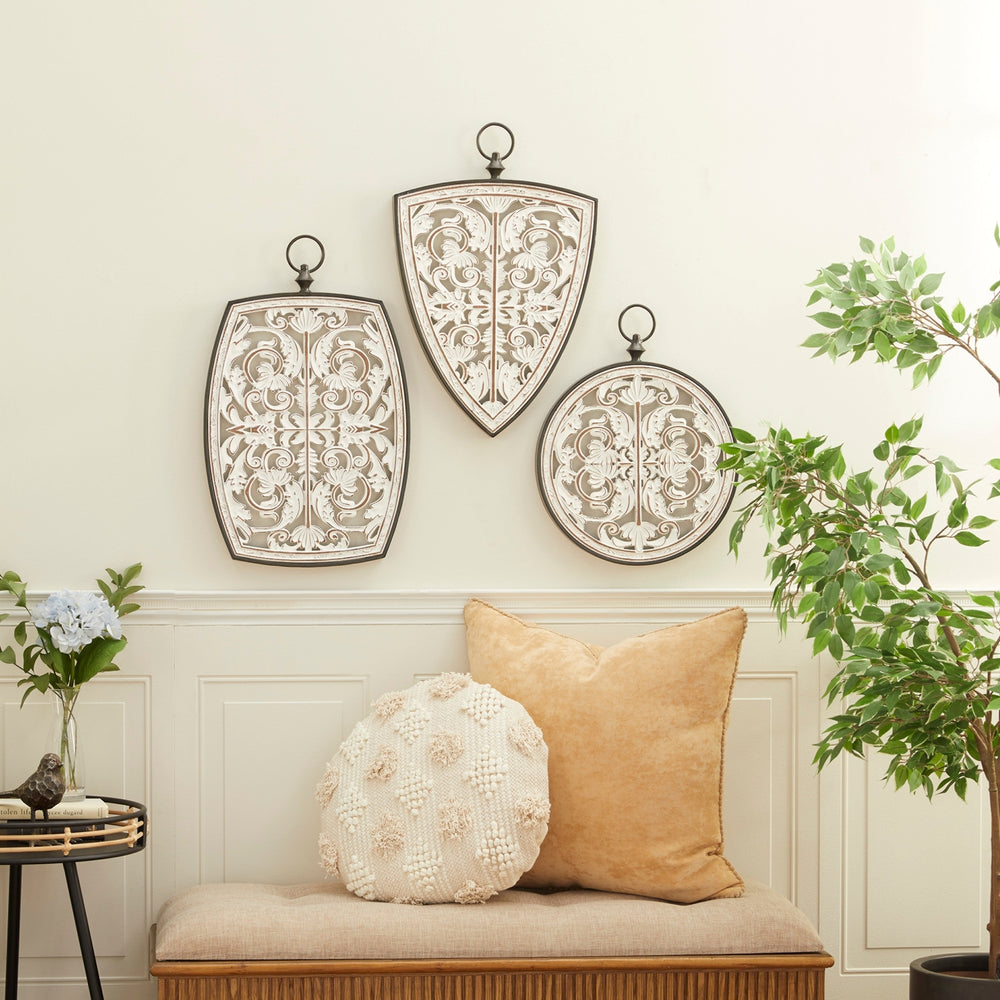 Wooden Set Of 3 Wall Art