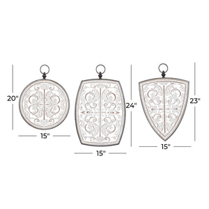 Wooden Set Of 3 Wall Art
