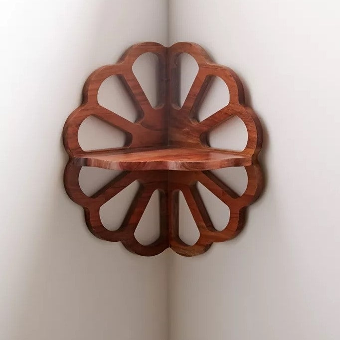 Flora Corner Wall Shelf
