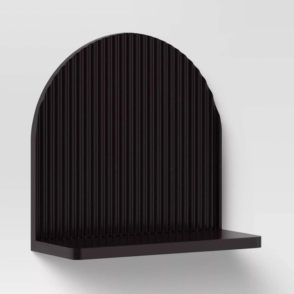 Decorative Wall Shelf Dark Brown