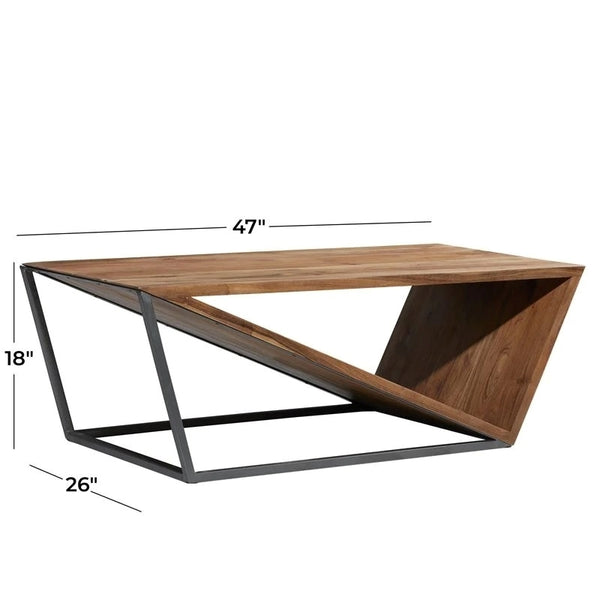 Solid woood treeffy coffee table