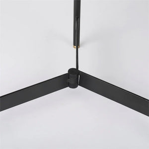 Marquisa 22.5L x 22.5W x 20.8H Brown Wood & Black Metal Base Nesting Side Tables