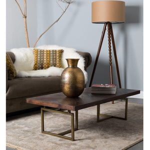 Solid wood zony coffee table