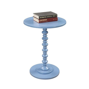 Pemberly Row Spindle Table in Blue Wood Finish