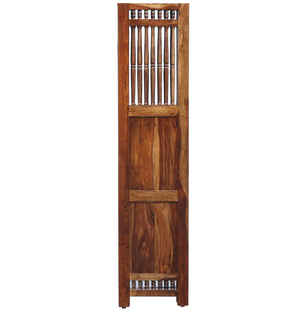 Taksh Sheesham Wood Room Divider in Natural Finish