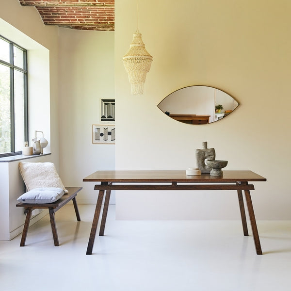 Concord - Solid mango wood dining table 6/8 people
