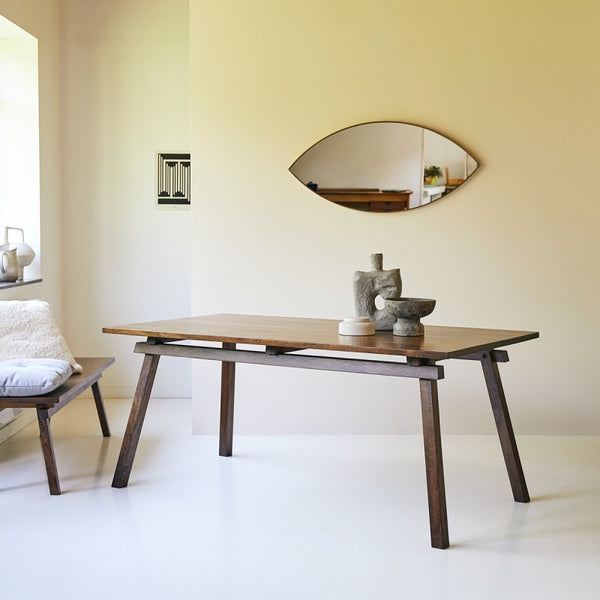 Concord - Solid mango wood dining table 6/8 people