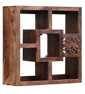 Orito Solid Wood Square Book Shelf