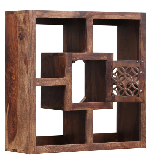 Orito Solid Wood Square Book Shelf