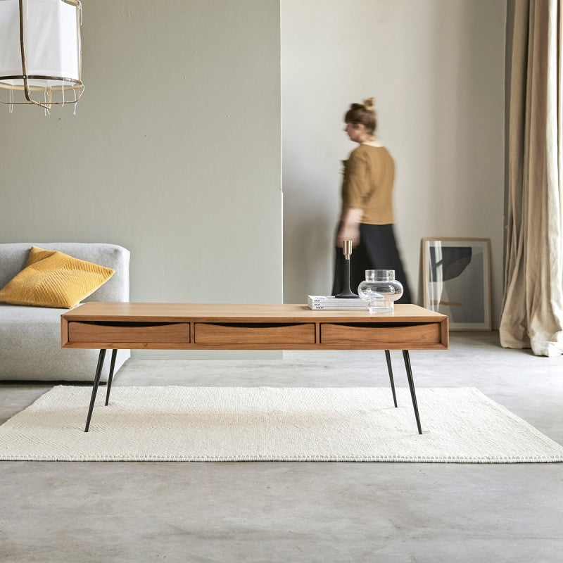 Loch - Solid Teak Wood coffee table