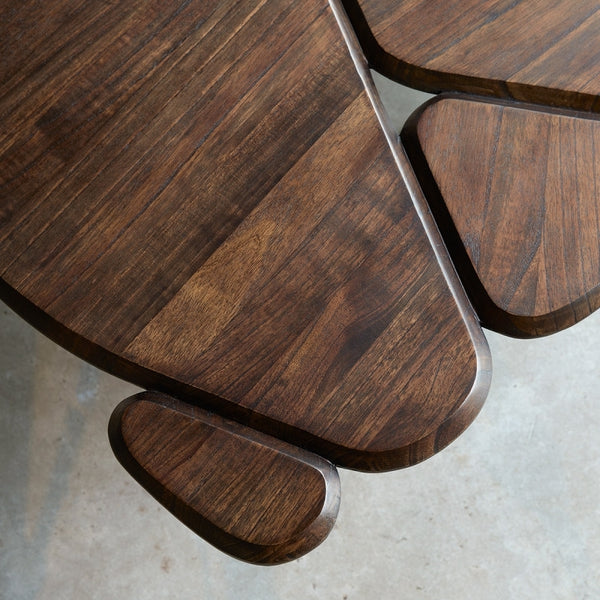 Coffee table in Mango wood and metal