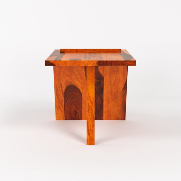Rinika End Table In Honey Oak Finish