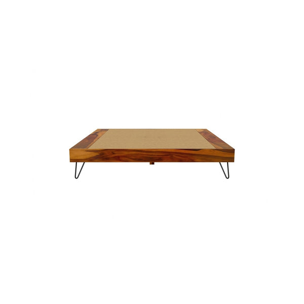 Aurelio Solid Wood King Size Box Storage Bed In Walnut Finish