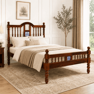 Nilaya Sheesham Wood Single Bed In Honey Oak Finish (36 - 78 inch Mattress Size)