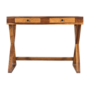 lipo Sheesham Wood Study Table in Teak Finish