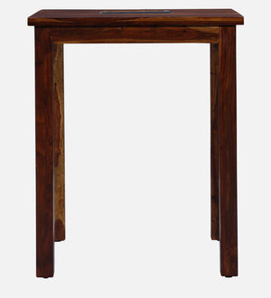 Lifty  Sheesham Wood Bar Table Set in Provincial Teak Finish With 2 Chairs