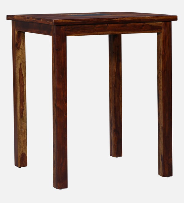 Lifty  Sheesham Wood Bar Table Set in Provincial Teak Finish With 2 Chairs