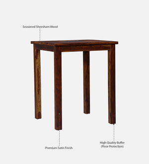 Lifty  Sheesham Wood Bar Table Set in Provincial Teak Finish With 2 Chairs