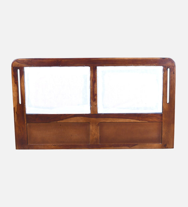 Lotus Sheesham Wood Queen Size Bed In Provincial Teak Finish With Box Storage (60 x 78 inches)