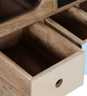 Morila Mango Wood Cabinet in Natural Finish