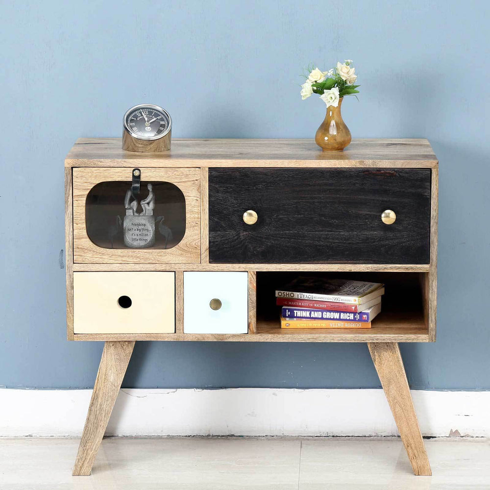 Morila Mango Wood Cabinet in Natural Finish