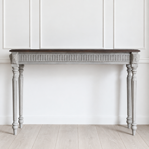 Noor Solid Wood Console Table in Dual tone Finish 117 cm