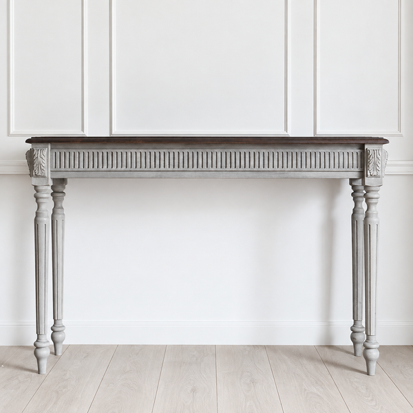 Noor Solid Wood Console Table in Dual tone Finish 117 cm
